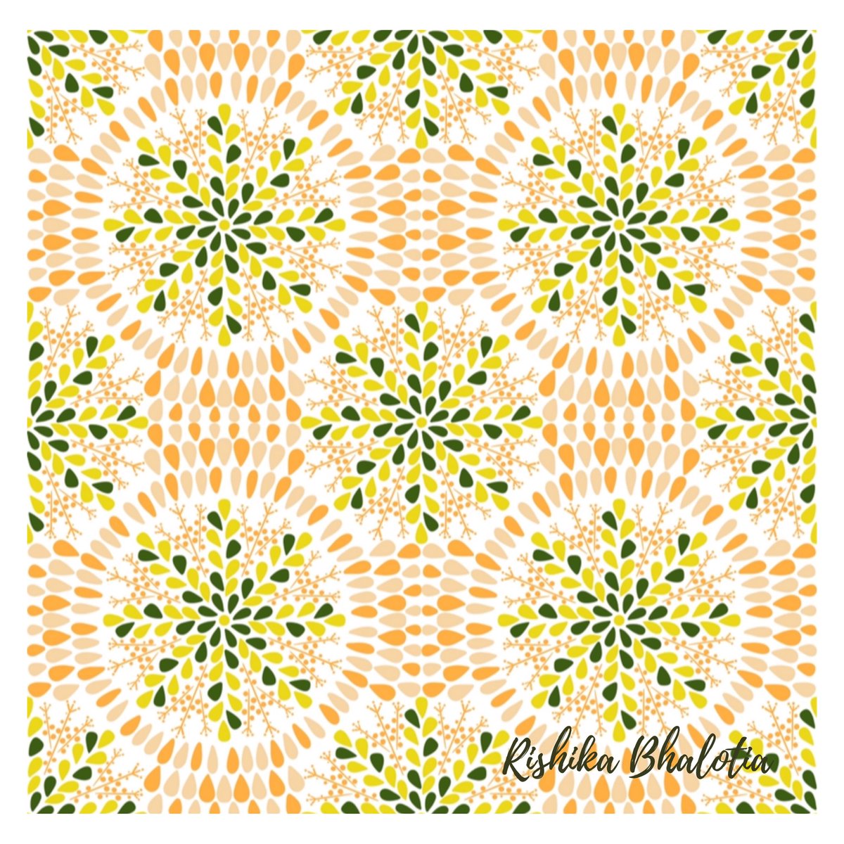 BhalotiaRishika's tweet photo. 😌😌so for this one i wanted to try radial symmetry and some bright colours and florals 🙊 turned out pretty cool 😍 tell me what do you think😘
.
Open for Collaborations❤️
.
#fashiondesigner #floral #art #illustration #surfacepatterndesigner #cusion #cusioncover #totebag #design https://t.co/lxKV5pmlH2