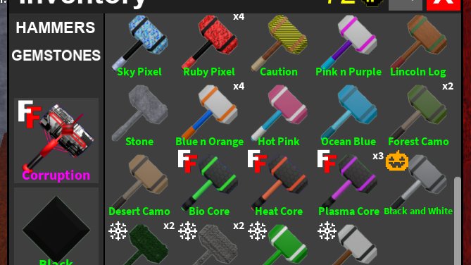 NEW HAMMERS AND GEMS IN FLEE THE FACILITY UPDATE ROBLOX! 