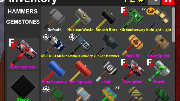 NEW HAMMERS AND GEMS IN FLEE THE FACILITY UPDATE ROBLOX! 