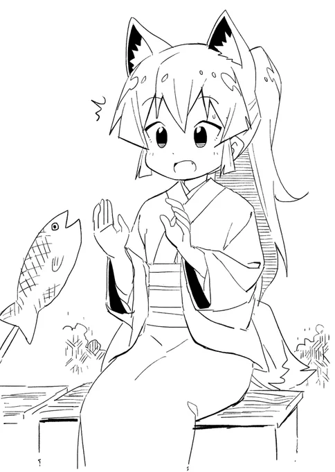 色塗りを放棄した絵 