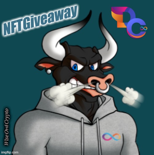 Wiseowl_icp's tweet photo. 🥳🎉 #WIN an Awesome DFinity Bulls #NFTGiveaway 🎉🥳

To Participate #NFTCommunity #DFINITY

✅ Follow Me @SportsSuperTips &amp; @DBulls_NFT 
✅ Retweet this Tweet
✅ Tag 3 Friends &amp; Join their discord

Ends in 72hrs! #ICP 

#8YearGang @dfinity #investing $ICP #NFTs #Internetcomputer https://t.co/HN5SgRmoj6
