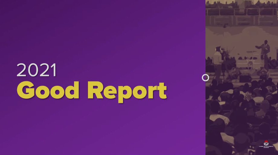 LFCGoshen's tweet photo. 2021 Good Report
#LFCLiveService
#FirstServiceOfTheYear
#MoreThanAConqueror
#2ndService https://t.co/qISG2A9agt