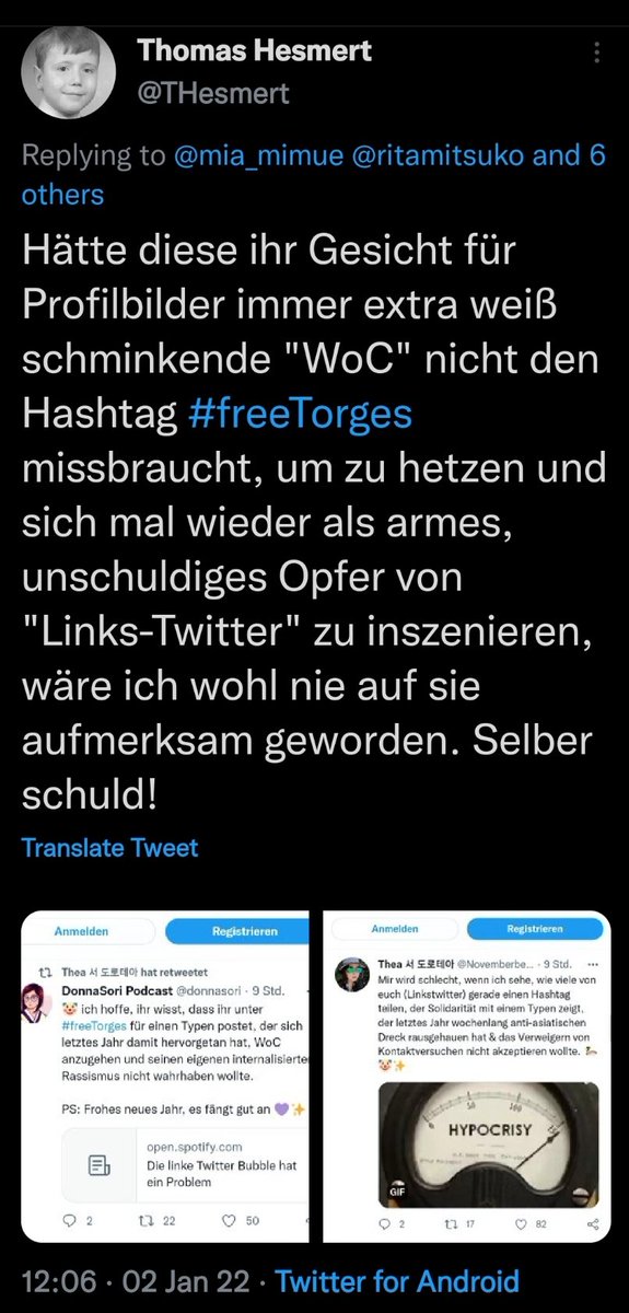ritamitsuko's tweet photo. 🌸 deutscher linkstwitter einfach stabil rassistisch 🌸 #freeTorges https://t.co/IyWdLA0233