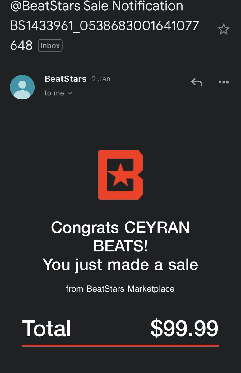 ceyranbeats's tweet photo. @BeatStars that's great start for this year!! Thank you so much!!🔥😤

@BeatstarsPub 
@BeatstarsStudio 

#BeatStars #beatstarsstudio #beatsforsale #beatforsale #leasebeat #musicproduction #beatmaker #beatmaking #typebeat https://t.co/yA1iEVGVWc