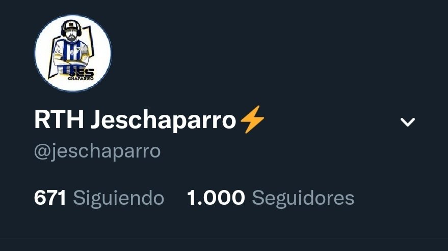 jeschaparro's tweet photo. Ya somos 1000 seguidores en Twitter, solo puedo deciros... ¡GRACIAS! #twitter #milseguidores #FeelTheThunder #TodosAUna https://t.co/0ZXhj1nvCm