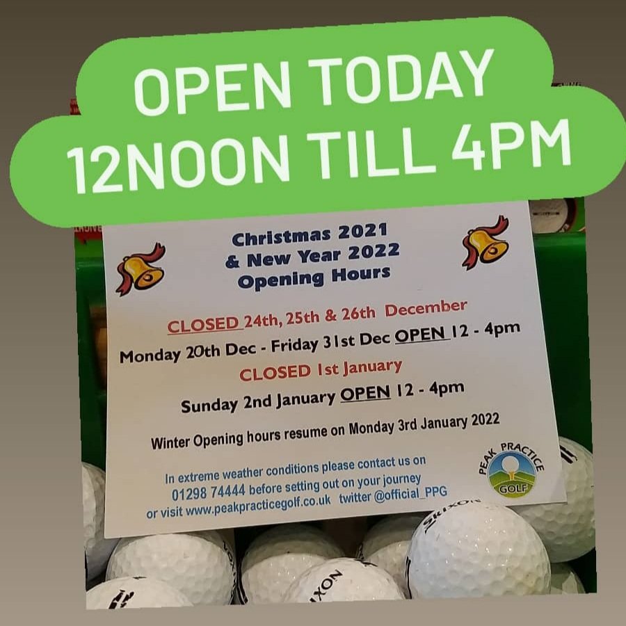 Family fun 12 noon till 4pm
peakpracticegolf.co.uk 
#BoxingDay #holidayseason #family #fun #golf #buxton #Derbyshire #peakdistrict #highpeak