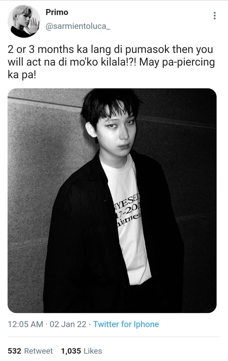 sunkistuff's tweet photo. tainted love.

— a sunki au wherein liam (sn) committed suicide due to bullying. One day, someone enters the en-university who looks exactly like him. What do you think primo (nk) will do? 

tw // suicide,bullying,death https://t.co/J4tkKnrb62