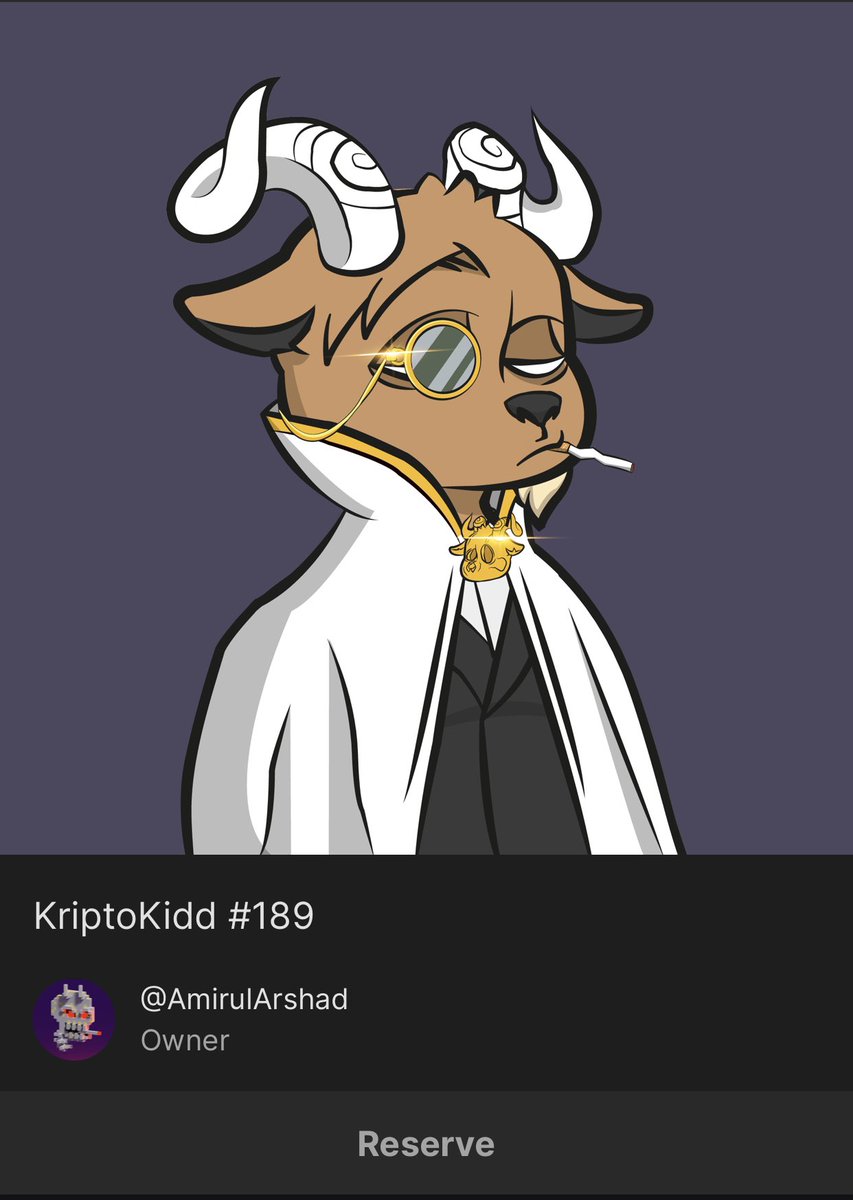 kriptokiddmy's tweet photo. #kriptokidd 189/187 sold! give burst of applause to @_AmirulArshad ππ»ππ»ππ»
wish you abundance of success, wealth and a good health sirπ€²π». Hope you have a wonderful day today. Tqsmππ»ββοΈβ€οΈ https://t.co/hHWOcC0Jht