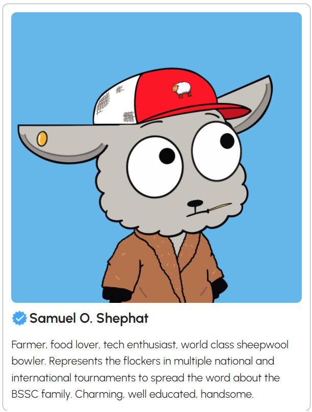 emmel11.nft (@emmel11) on Twitter photo High5 to Samuel... <a href="/BlackSheepSCNFT/">Black Sheep Social Club | MINTED OUT</a> #nft #nftdrop #timetraveltots #pfp #bssc #lovemytot High5 to Samuel... <a href="/BlackSheepSCNFT/">Black Sheep Social Club | MINTED OUT</a> #nft #nftdrop #timetraveltots #pfp #bssc #lovemytot