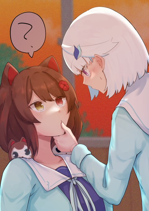 これは学パロ(学パロ・・・?)のくそ鈍感のtklzの絵 