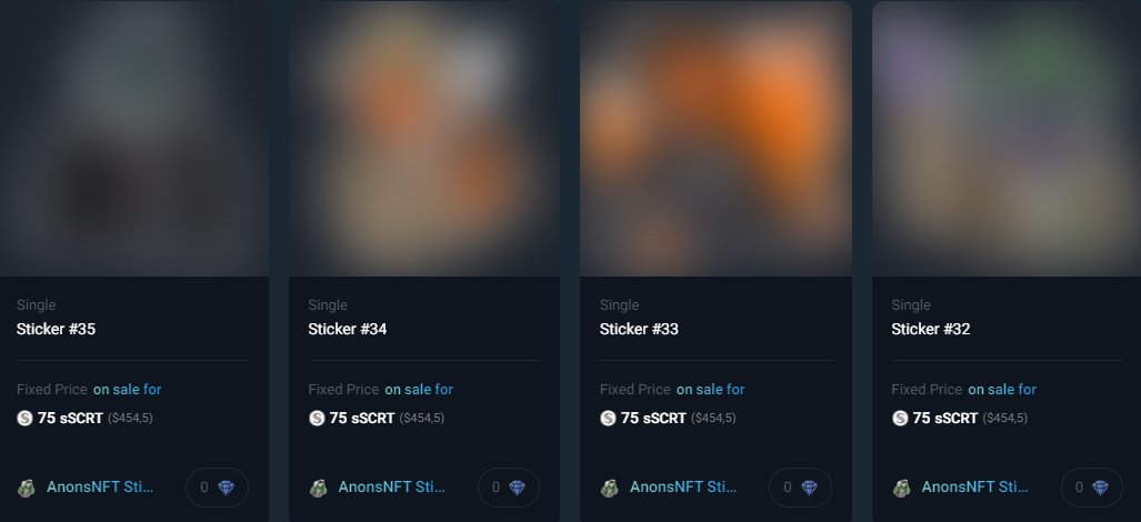kersoness's tweet photo. 7 more @AnonsNFT Stickers are available on @StashhApp now!❤️😍

Only 42 stickers total and this is the second last pack!!

😇Buy link: https://t.co/oCv6EJaHZ2

😌Use Stickers: https://t.co/xytxhRY8eU

#SCRT $SCRT #StickersNFT https://t.co/yk07iRbZ0j