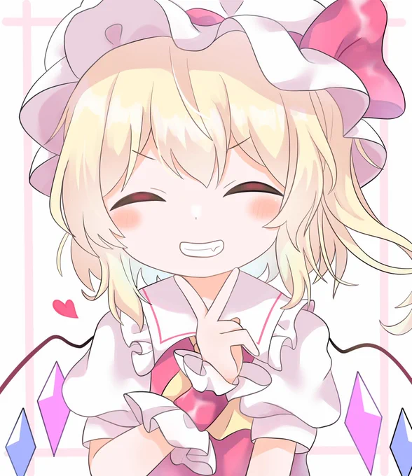 描き初めふらんどーる
 #東方Project 