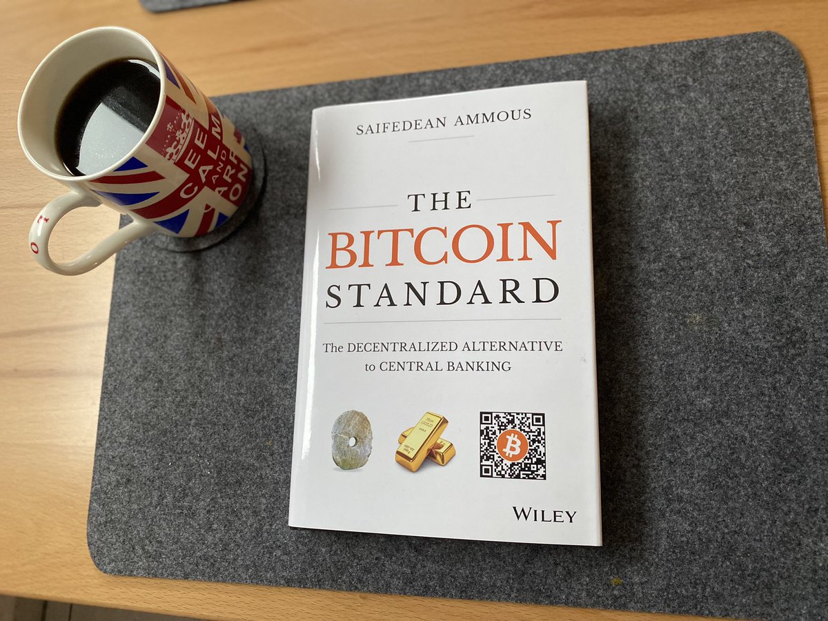 DiseezLayx's tweet photo. Starting first chapter of #2022 with some thoughts provocative,mind boggling &amp; futuristic intergalactic financial concepts and it’s undeniable facts written by our one and only @saifedean in his recently published book ✍️#TheBitcoinStandard. 💯 
#MustRead 
#MassAdoptioniscoming https://t.co/bRc0vLjo1J