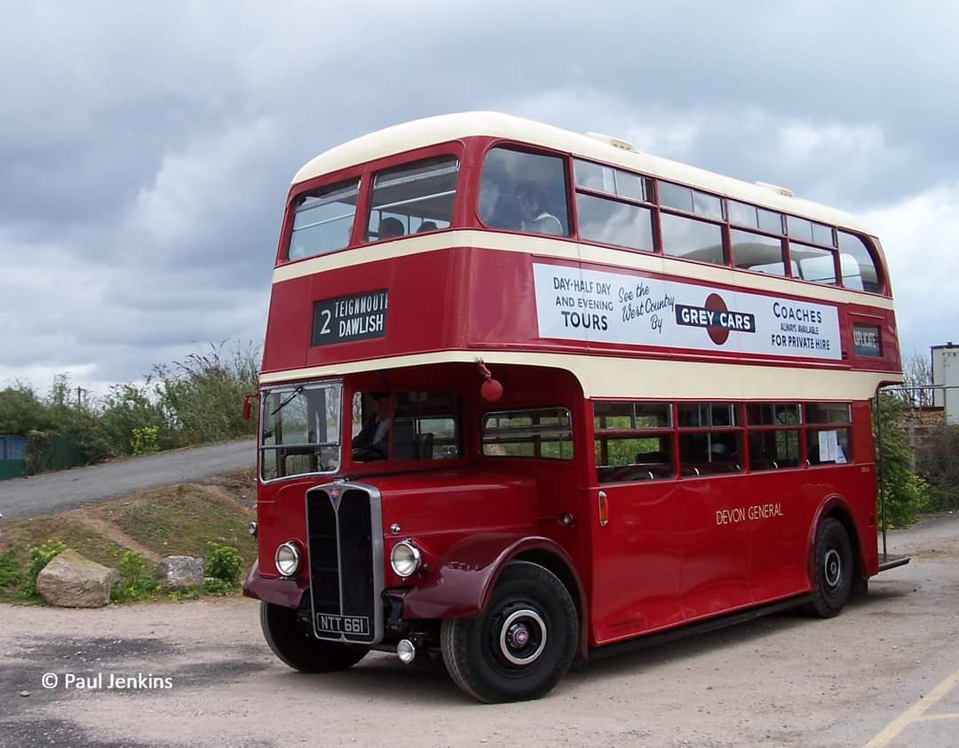 DevonGeneralOT's tweet photo. NTT 661 is our 1952 Weymann-bodied AEC Regent III. We acquired it in 2017 from the estate of the late Phil Platt. It's seen at Dawlish Warren during the DGS Running Day 25/4/10. https://t.co/akTDaxkxQQ
Picture credit: Paul Jenkins
#devongeneral #devon #exeter #torquay #paignton https://t.co/cOT846pU8y