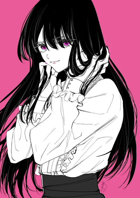長髪少年 
