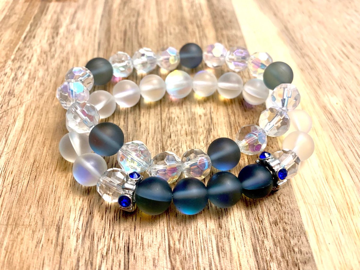 sparkling_bead's tweet photo. Excited to share this item from my #etsy shop: BOGO Blue Fire and Ice Luminesce Bracelet #buyonegetone #shopsmall https://t.co/Ks6LLqgo3j https://t.co/7hEKJZPmfo