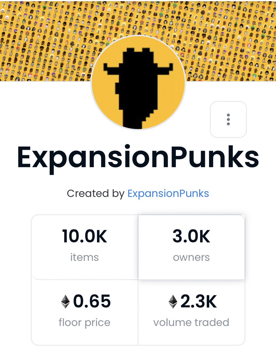 B3nj4min_ETH's tweet photo. On a mission to find ALL of the 3k hodlers of my lost #xPunk family! All help needed…@ExpansionPunks #LFG https://t.co/XgMVCPhqPR