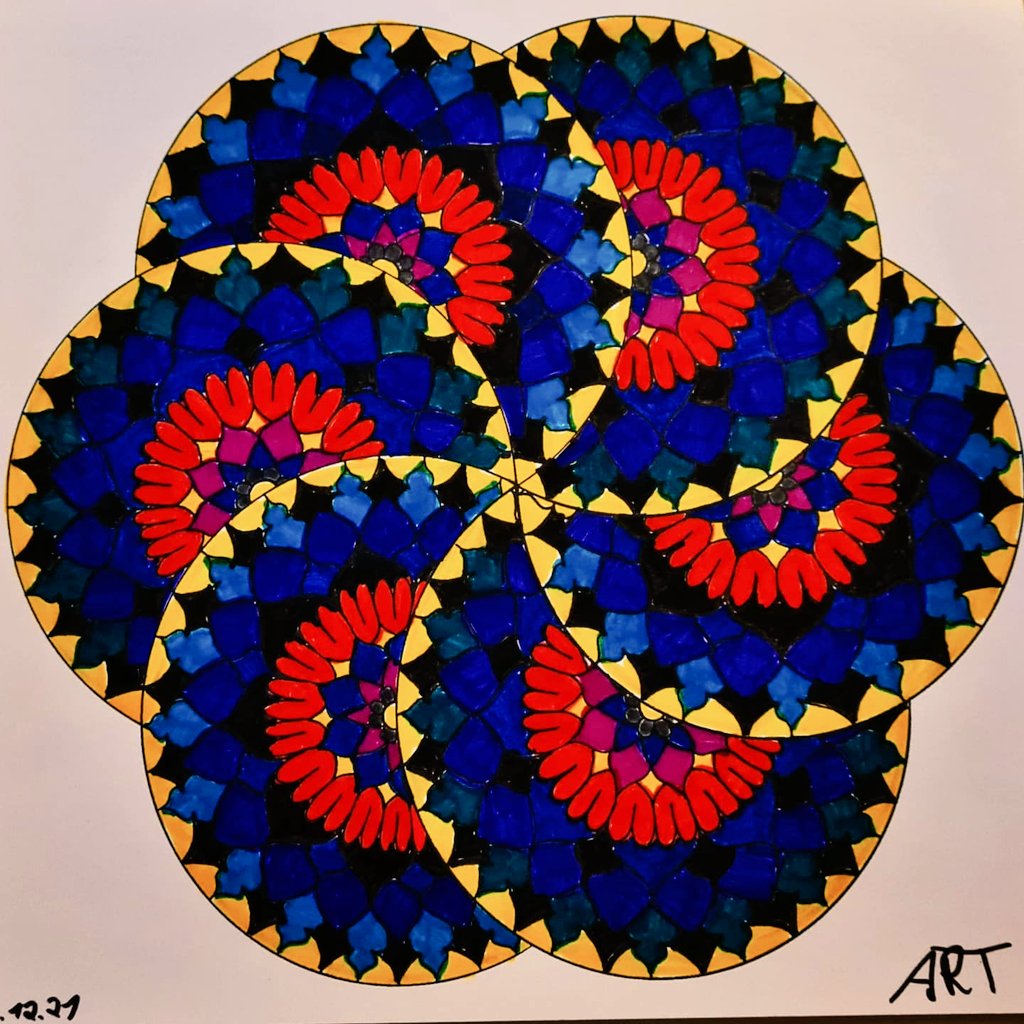 art_sax's tweet photo. #art #Mandalas #MandalaCreation https://t.co/np1tR92EAa