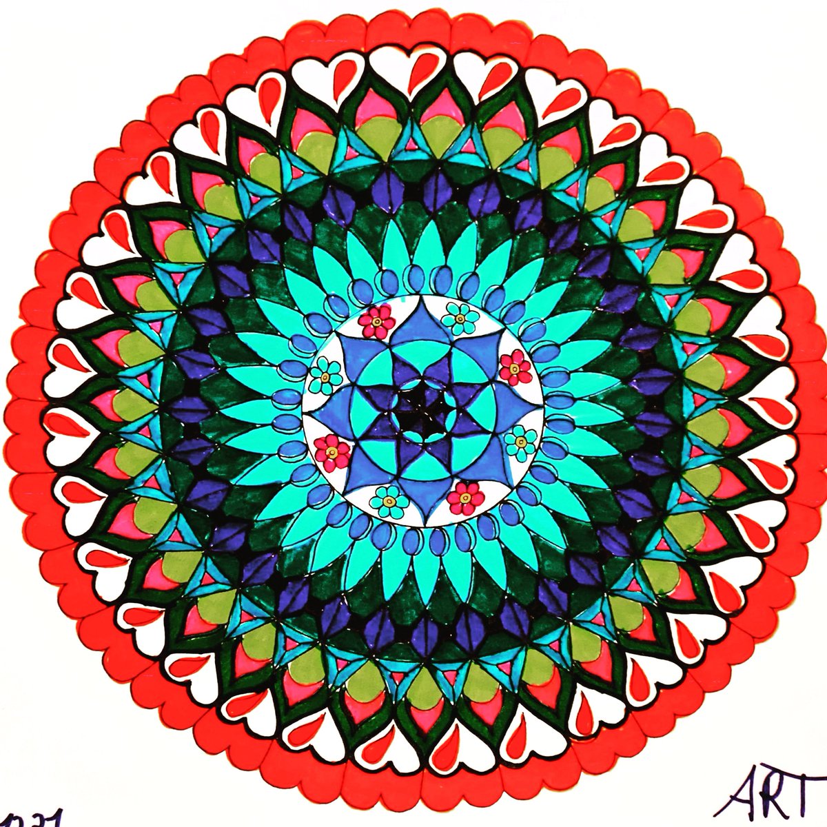 art_sax's tweet photo. #mandala #MandalaCreation https://t.co/eB5Vna7GGB