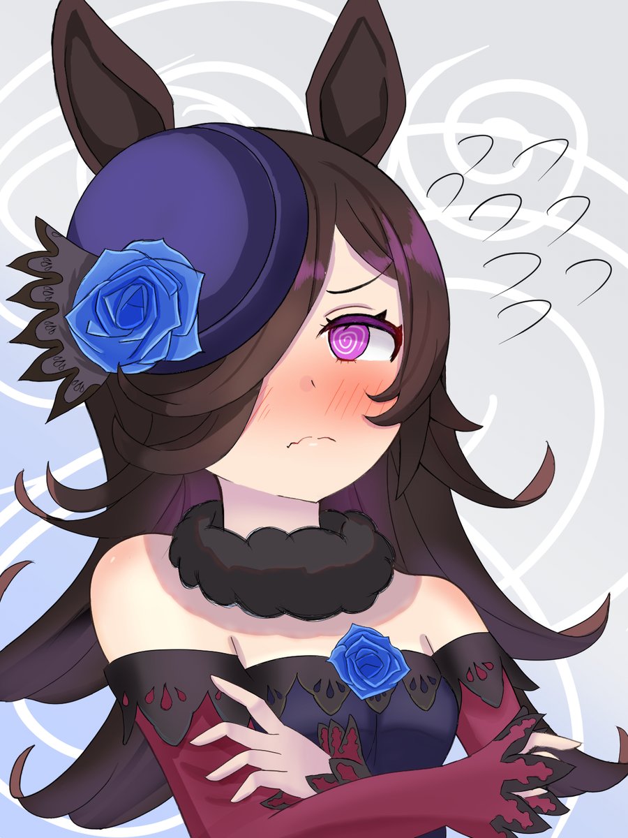 ライスシャワー(ウマ娘) 「#落書き#ウマ娘プリティダービー #ライスシャワー 」|谷口けいまのイラスト