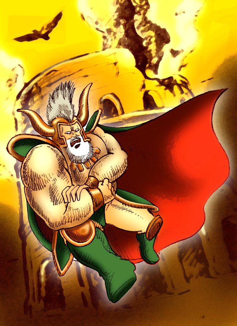 Ucci お正月なのでめでたい金色の画像を貼る 昔描いた ウイグル獄長 と 花の慶次です 蒙古覇極道 原哲夫 北斗の拳 T Co Jsn7hxb6fp Twitter