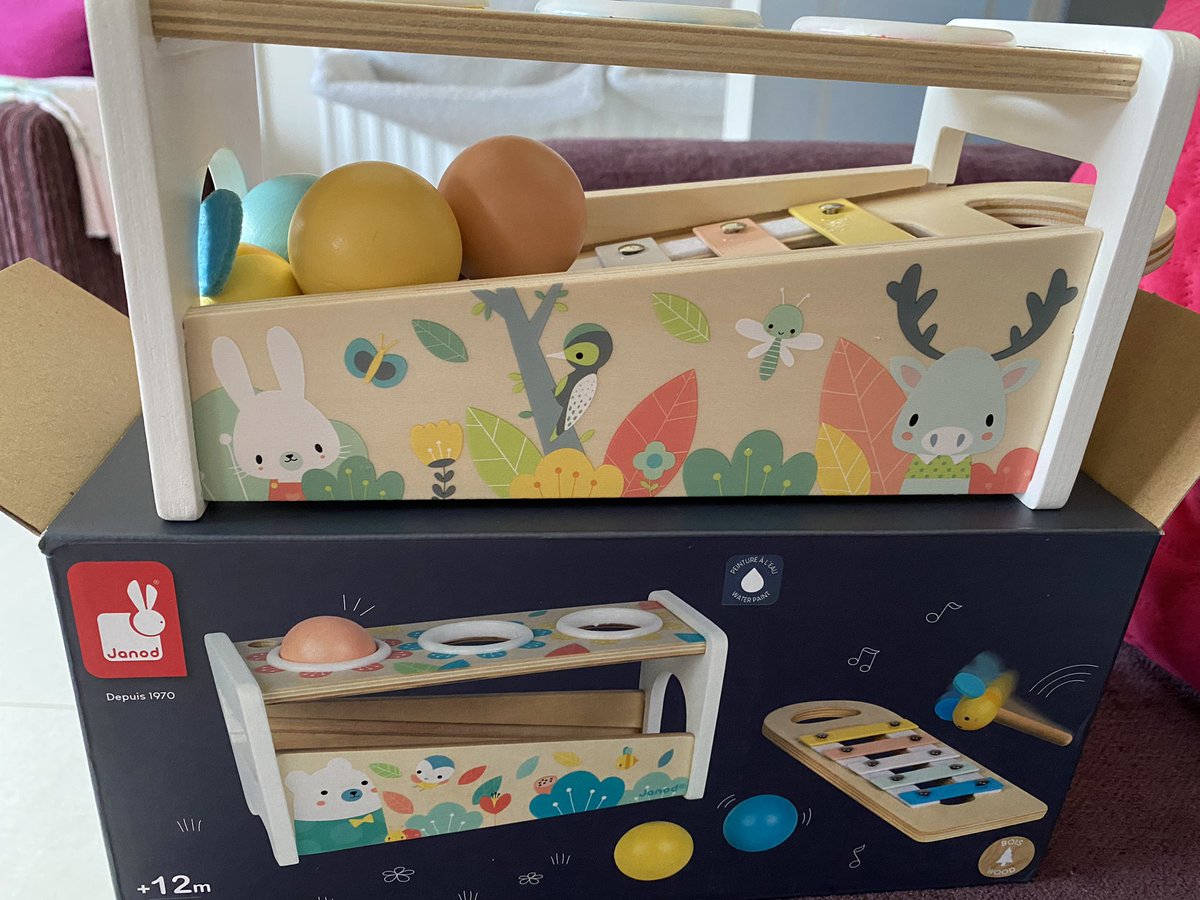 jb_willow's tweet photo. @Janod_toys my daughter received one of your beautiful toys for Christmas but in unpacking all the stickers on top are peeling off. Anything you can do? https://t.co/BQKBCRFpz8