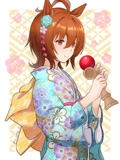 改めまして、2022年あけましておめでとうございます🎍✨

年明け早々、公式に背後から刺され重症のモルモットです…🐹ありがとうございます本当に…
 #ウマ娘  #アグネスタキオン 
