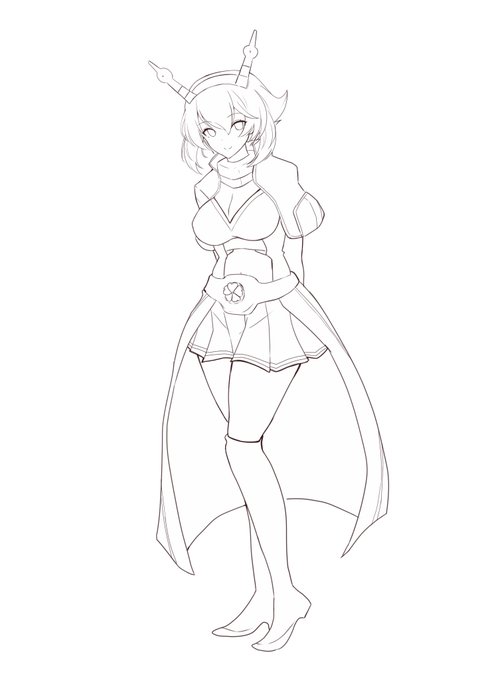 一コマの艦娘は基本全身描いてる
相互さんに「描きすぎ草‼️」と突っ込まれる
こんな感じに仕上げてます(^q^)ブリブリ 