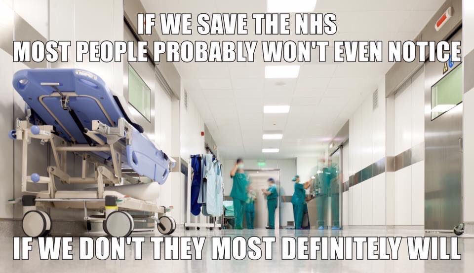 It would be easy to ignore this tweet.

To take the NHS for granted and assume it will always be there for you.

But if you won’t take just a few seconds, to join our 730k strong team, to start making a stand.

Then who will?