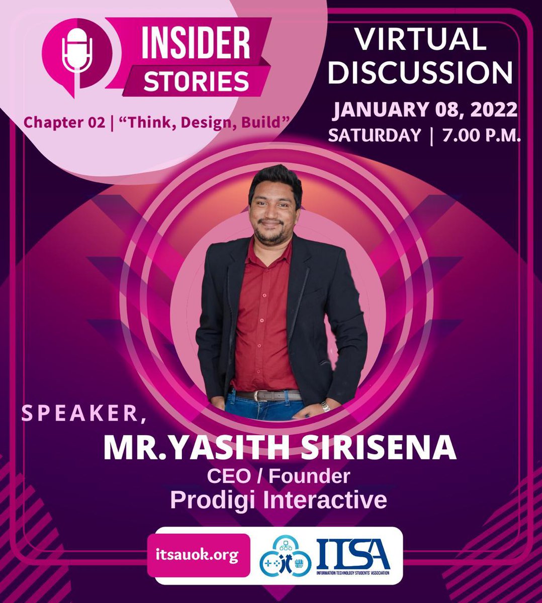ITSA_UOK's tweet photo. "To be the best… LEARN FROM THE BEST!"

ITSA is bringing you the experiences and expertise of another great personality from the industry.

REGISTRATIONS NOW OPEN:
https://t.co/UDeR8pdDuo

 ALL ARE WELCOME!🤩🤟

#InsiderStories #ProdigiInteractive #Gaming #Animations #UOK #FCT https://t.co/7tIwqvHDgv