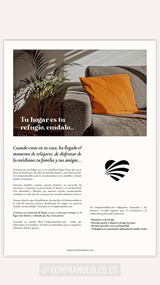 Compramuebles1's tweet photo. Aquí puedes descargar nuestro catálogo 💯%🔝 Made in Spain 🇪🇸 https://t.co/7WFOhBbWQx Siempre las mejores tiendas y fabricantes Españoles #muebles #interiorismo #calidad #diseno #estilo #hogar #compramuebles #mueblescalidad https://t.co/fjYrYgZuv5