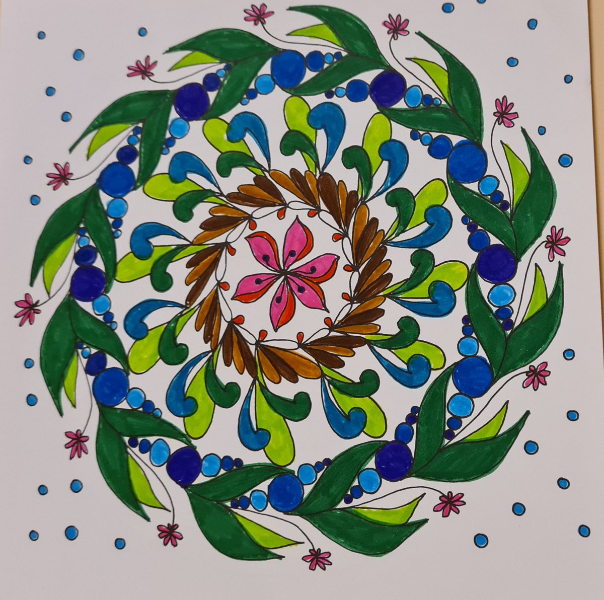 art_sax's tweet photo. #Art #mandalas #MandalaCreation https://t.co/fwEhJc4Sf9