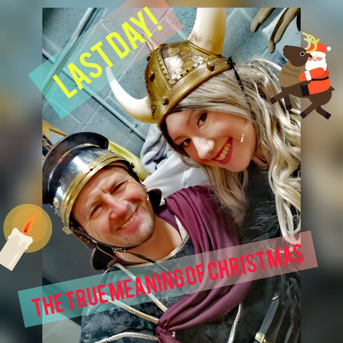 chrisydo's tweet photo. Last Day of the Christmas show 'The True Meaning Of Christmas!' It's been a blast! Now for 2022! #UTActors #christmasshow #theatre #panto #actorslife https://t.co/FMnMpz5NNR