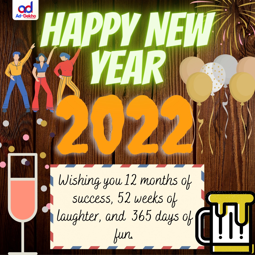 ad_dekho's tweet photo. Tonight’s December thirty-first, Something is about to burst. The clock is crouching, dark and small, Like a time bomb in the hall. 

Hark, it's midnight, children dear. Duck! Here comes another year!
Happy New Year 2022
#HappyNewYear #newyearseve #newyear2022 #HAPPYNEWYEAR2022 https://t.co/S4VKe6QzNU