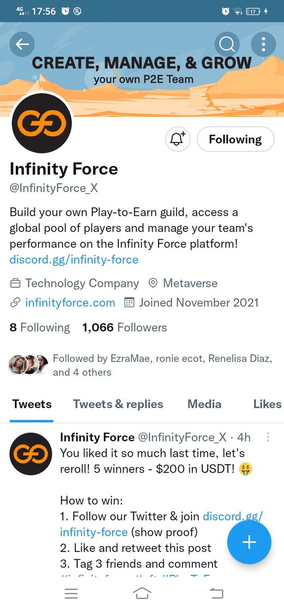 Soliel330227441's tweet photo. @InfinityForce_X @RenelisaD 
@VictorBilar 
@EzraMae092917 
#infinityforce_x
#NFT
#playtoearn https://t.co/yOj05eePKB