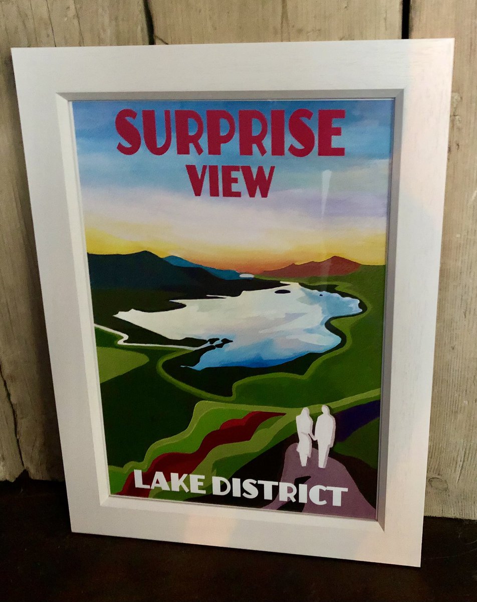 It was a surprise!!!!
He’d taken her up to Surprise View and was going to pop the question and ask her to Marry Him!!! His mum bought this lovely print by #jowitherington as a reminder of their special day ❤️#willshesayyes #popthequestion #specialplace #surpriseview #lakedistrict