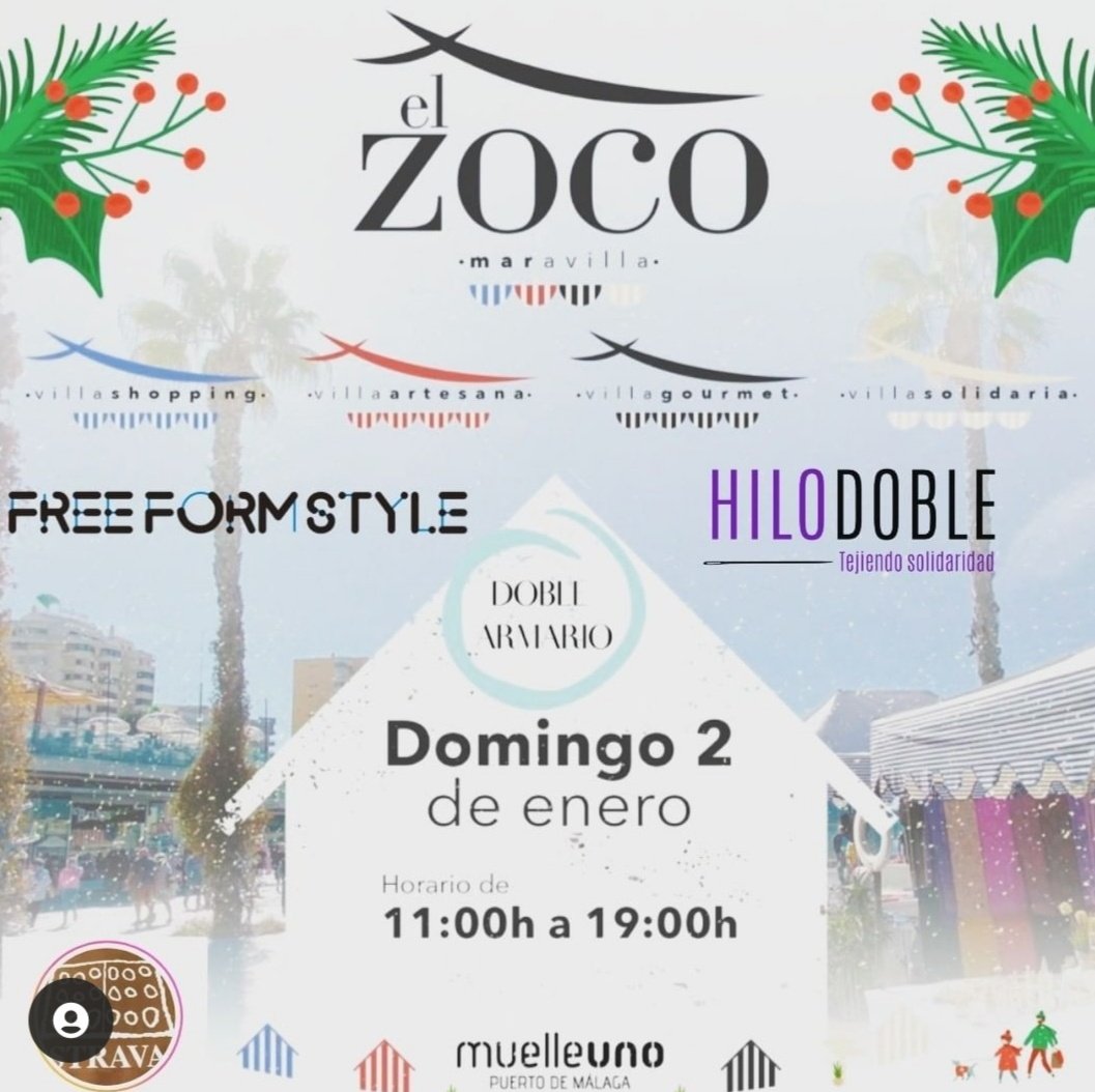 ArrabalAID's tweet photo. Este primer domingo de 2022 puedes realizar tus compras para #ReyesMagos en el #zoco de @muelleuno y descubrir en el espacio @DadaiShop a #freeformstyle y los bolsos y merchandising @Hilodoble_ con los que regalar #sostenibilidad y más oportunidades para #personasvulnerables. https://t.co/RYCFkhhiWc