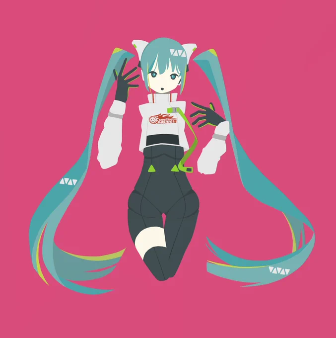レーシングミク2022で描初め
かっこよくて好き✌︎('ω')✌︎ 