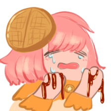 SadBunnyArt's tweet photo. hes cry ;c #waffleweek #batterbuddies https://t.co/czTYlrcA6C