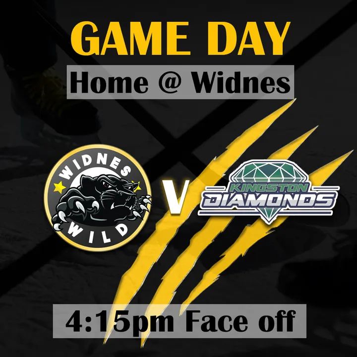 Widnes Wild Women (@widneswildwomen) on Twitter photo 🚨Game Day 🚨 #1 of 2022. We're playing <a href="/K_DiamondsIHC/">Kingston Diamonds</a> today.
Face off is 16.15 at Planet Ice Widnes. 🚨Game Day 🚨 #1 of 2022. We're playing <a href="/K_DiamondsIHC/">Kingston Diamonds</a> today.
Face off is 16.15 at Planet Ice Widnes.