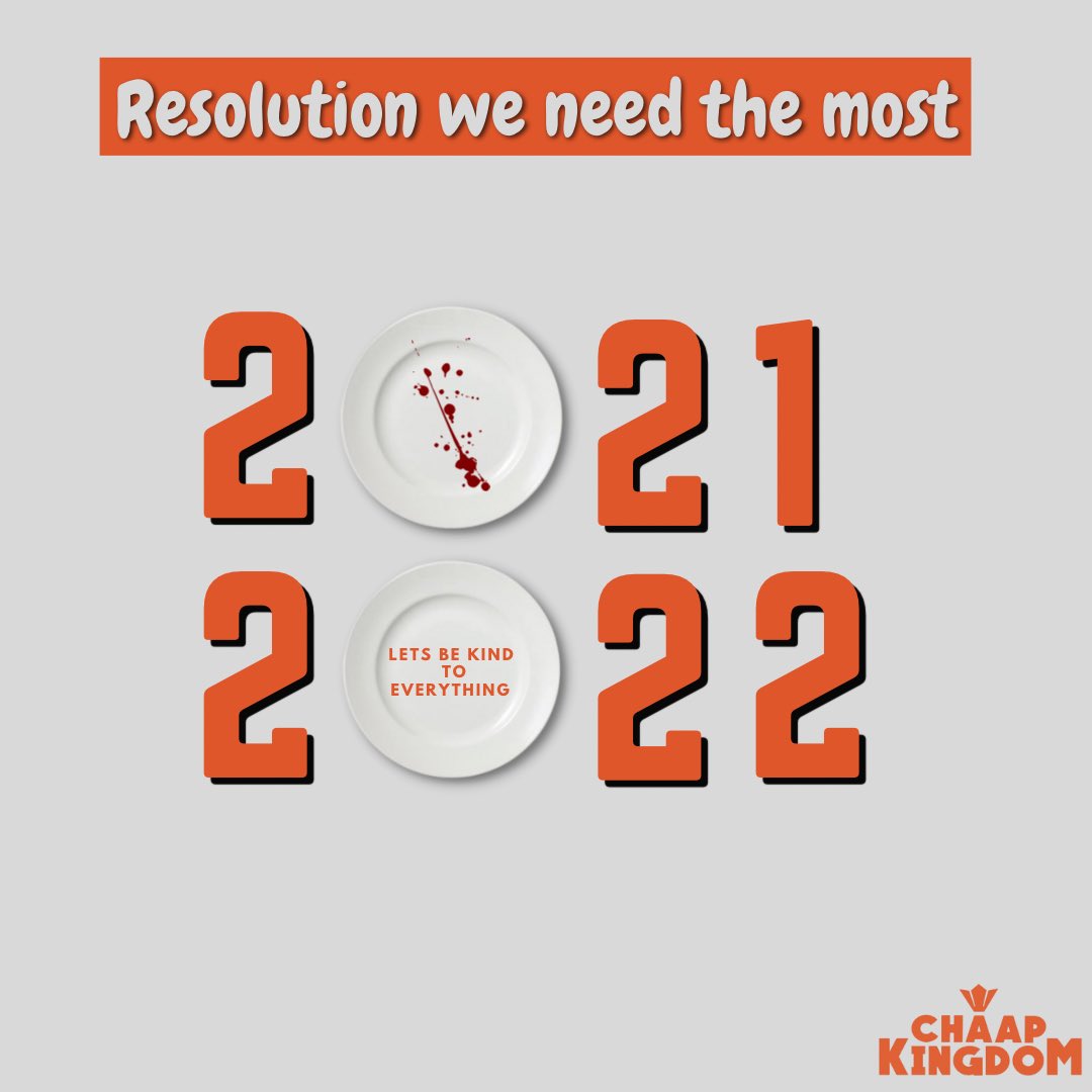 ChaapKingdom's tweet photo. 2022 should be all about love &amp; compassion 🧡
.
.
#chaapkingdom #animalrights #HappyNewYear2022 #ditchmeat #petaindia #vegetarianfood #saveanimals #resolutions2022 @PetaIndia  @peta @pfaindia @MadOMarketing @Social_Samosa @DelhiFoodWalks @Manekagandhibjp @SoDelhi https://t.co/rjMRTETkEH