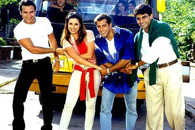 Siblings from #HumSaathSaathHai ❤️
#MohnishBahl #SalmanKhan 
#SaifAliKhan #NeelamKothari