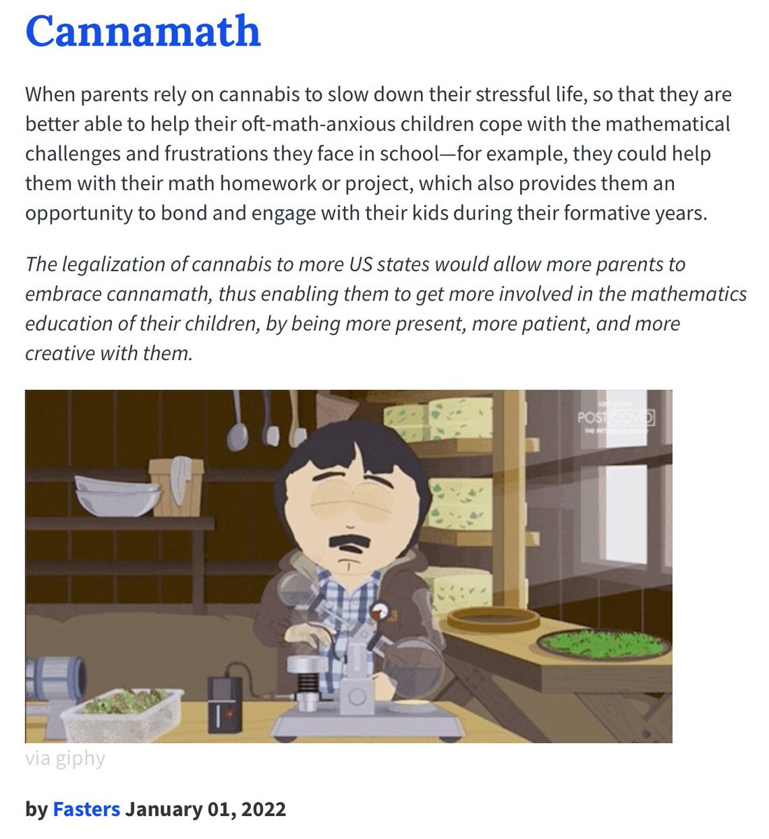 SakamotoMath's tweet photo. Math & Drug: How many thousands of mums and dads in the US would come out of their green closet if their state legalized the use of marijuana to treat math anxiety, mathophobia, or any mathematical disorders? #US #math #cannabis #marijuana #drug #cure #health #mathophobia #humor https://t.co/11SMliP1I4