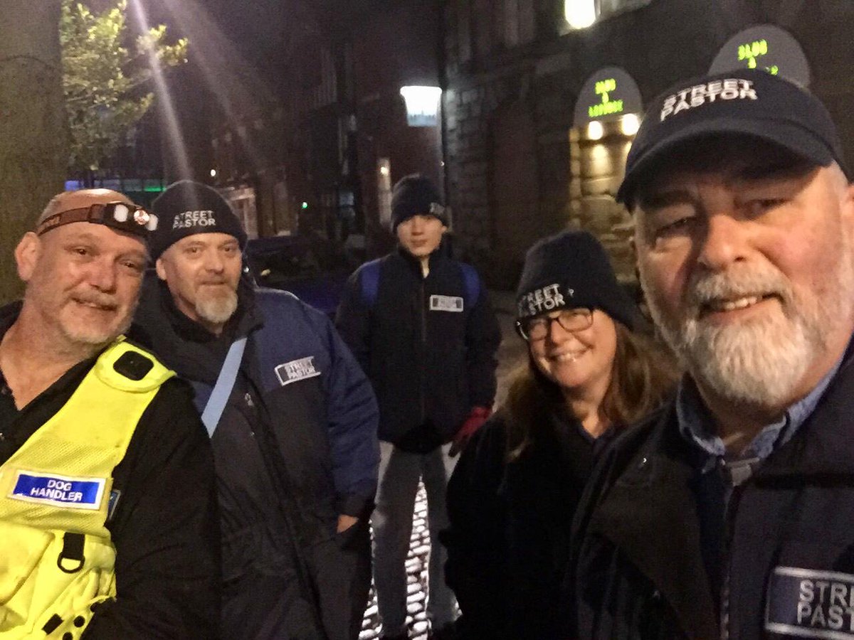 CovStreetPastor's tweet photo. Street pastors out last night taking care of night time economy https://t.co/KbAD99BXXq