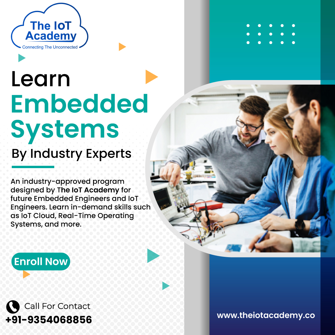 academyforiot's tweet photo. This course provides holistic training about embedded systems and their applicability in the real world. Be job ready and develop a clear understanding of IoT cloud, and more. 
Enroll Now!
https://t.co/eVzMi2o7p3
#industryexperts #theiotacademy #IoT #internetofthethings #techno https://t.co/ktKSkEqAru