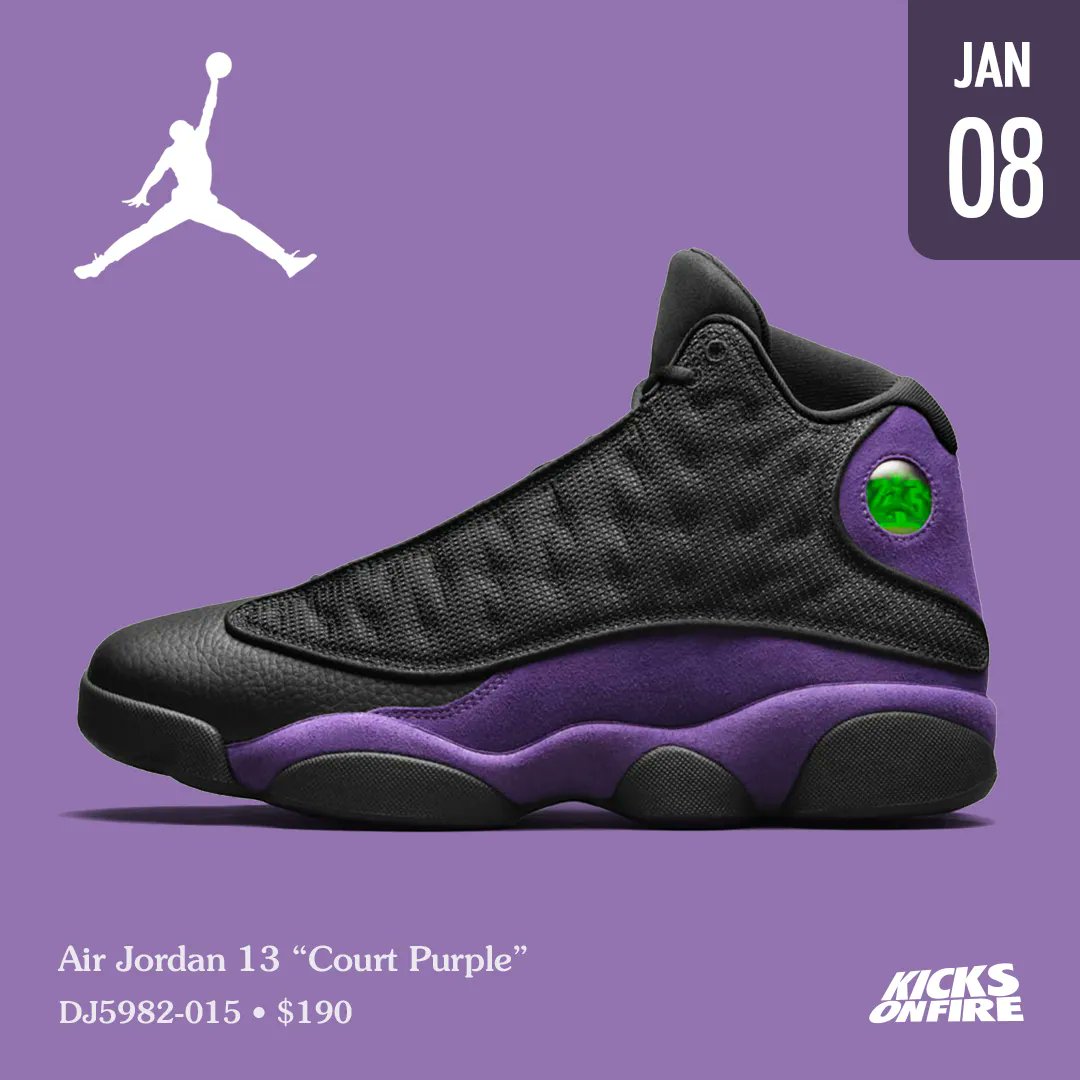 jordan retro 13 black purple turquoise