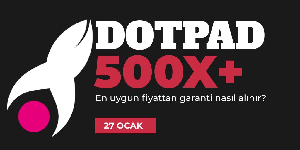 bycoinhunter's tweet photo. 500x üstü beklenen @DOTPad_io 

nasıl alabiliriz?

buyurun flood'a⤵️ https://t.co/Zith7Aepeh