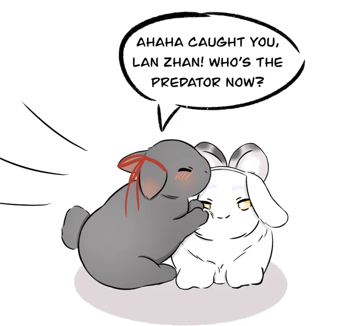 it's a bunny! leopard…?

#魔道祖师 #mdzs #bunnies 