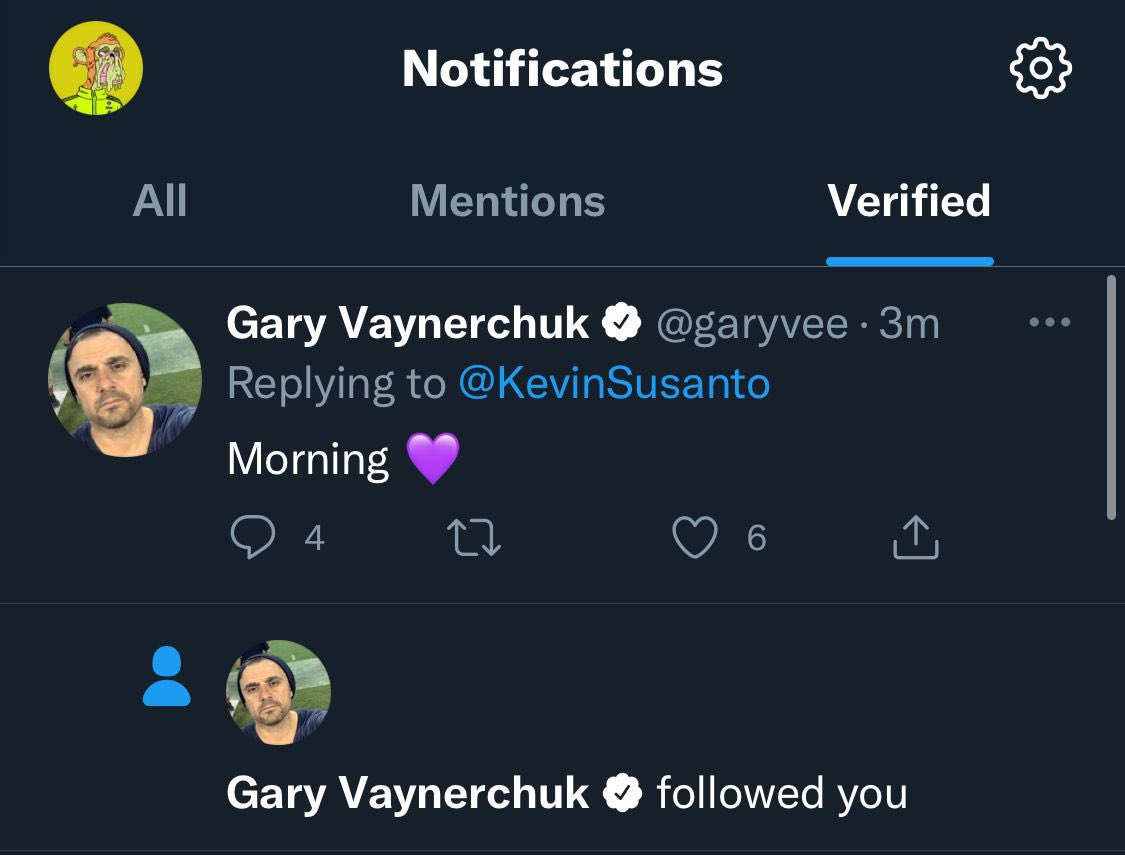 GM! <a href="/garyvee/">Gary Vaynerchuk</a> 🚀