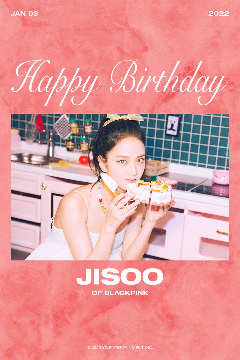 HAPPY BIRTHDAY UNNIE
#OurPrideJISOOday
#첫눈처럼_다가온_지수의_생일을_축하해